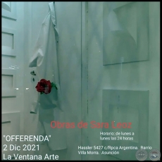 OFFERENDA - Obras de Sara Leoz - 02 Diciembre 2021
